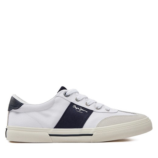 Sneakersy Pepe Jeans Kenton Strap M PMS31042 White 800 ze sklepu eobuwie.pl w kategorii Trampki męskie - zdjęcie 171245134