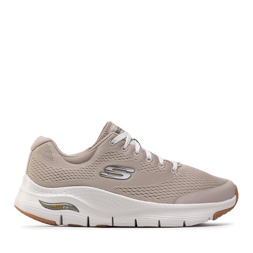 Sneakersy Skechers Arch Fit 232040/TPE Beżowy ze sklepu eobuwie.pl w kategorii Buty sportowe męskie - zdjęcie 171245310