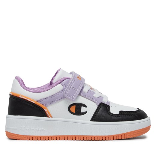 Sneakersy Champion Rebound 2.0 Low G Ps Low Cut S32497-WW016 Wht/Violet/Nbk/Orang ze sklepu eobuwie.pl w kategorii Buty sportowe dziecięce - zdjęcie 171245392