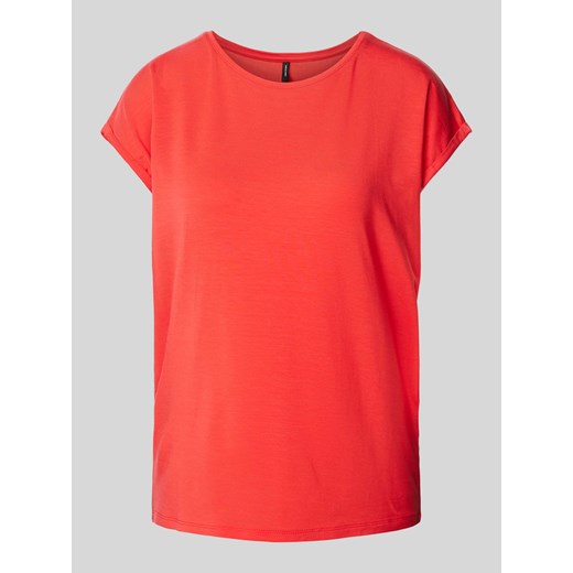 T-shirt z mieszanki lyocellu i elastanu model ‘AVA’ ze sklepu Peek&Cloppenburg  w kategorii Bluzki damskie - zdjęcie 171245920