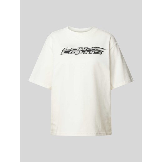 T-shirt o kroju oversized z nadrukiem z logo model ‘LIGHTNING’ ze sklepu Peek&Cloppenburg  w kategorii Bluzki damskie - zdjęcie 171246104