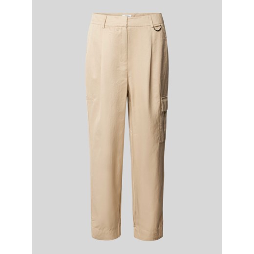 Spodnie o skróconym kroju z kieszeniami cargo model ‘Mipara’ ze sklepu Peek&Cloppenburg  w kategorii Spodnie damskie - zdjęcie 171246164