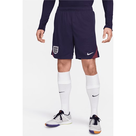 Męskie spodenki piłkarskie z dzianiny Nike Dri-FIT Anglia Strike - Fiolet ze sklepu Nike poland w kategorii Spodenki męskie - zdjęcie 171246310