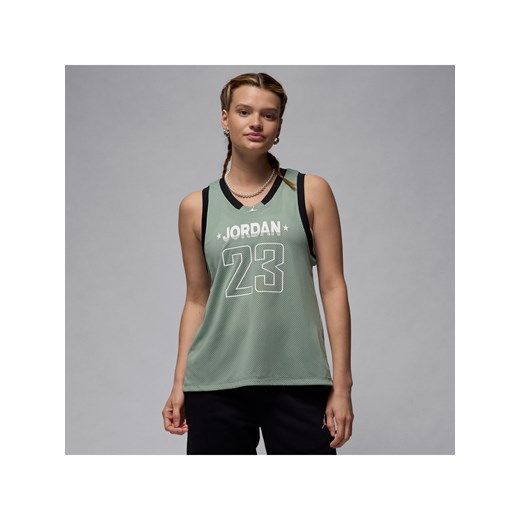 Damska koszulka bez rękawów Jordan 23 - Zieleń ze sklepu Nike poland w kategorii Bluzki damskie - zdjęcie 171247900
