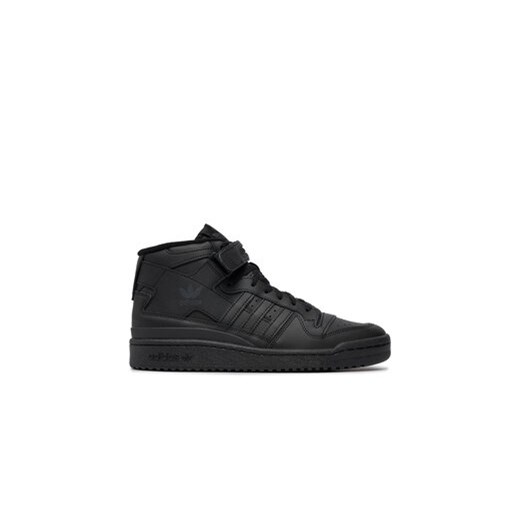 adidas Sneakersy Forum Mid IG3757 Czarny ze sklepu MODIVO w kategorii Buty sportowe męskie - zdjęcie 171251283