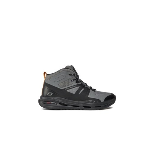 Skechers Sneakersy Arch Fit Orvan Montfort 210478/GYBK Szary ze sklepu MODIVO w kategorii Buty trekkingowe męskie - zdjęcie 171251334