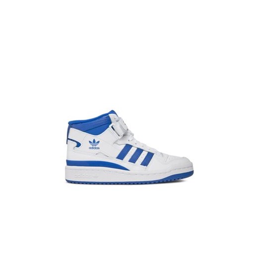 adidas Sneakersy Forum Mid FZ2085 Biały ze sklepu MODIVO w kategorii Buty sportowe dziecięce - zdjęcie 171251634