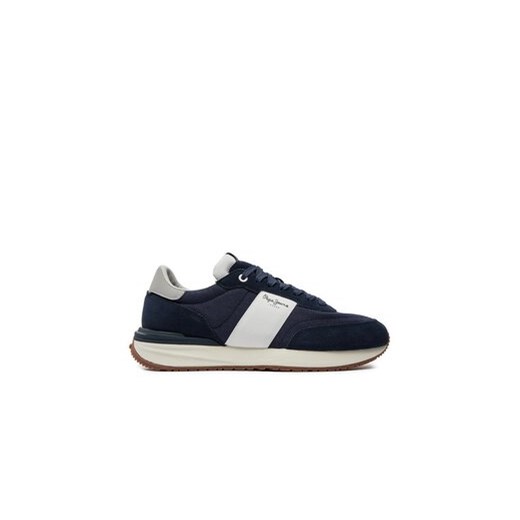 Pepe Jeans Sneakersy Buster Tape PMS60006 Granatowy ze sklepu MODIVO w kategorii Buty sportowe męskie - zdjęcie 171251802