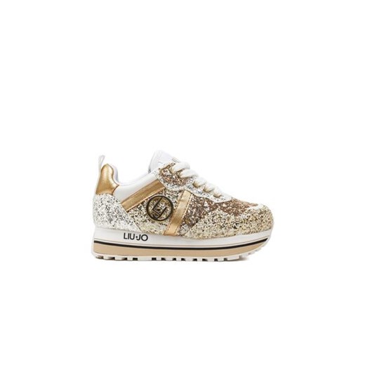 Liu Jo Sneakersy Maxi Wonder 709 4A4305 TX007 Złoty ze sklepu MODIVO w kategorii Buty sportowe dziecięce - zdjęcie 171251923