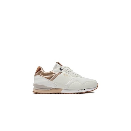 Pepe Jeans Sneakersy London Street W PLS40007 Biały ze sklepu MODIVO w kategorii Buty sportowe damskie - zdjęcie 171252040