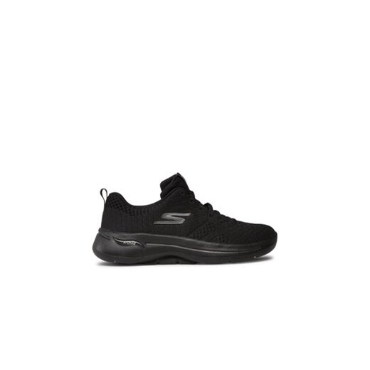 Skechers Sneakersy Go Walk Arch Fit 124403/BBK Czarny ze sklepu MODIVO w kategorii Buty sportowe damskie - zdjęcie 171252593
