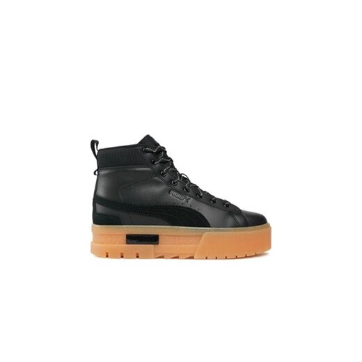 Puma Sneakersy Mayze Mid Gentle Wns 393085 01 Czarny ze sklepu MODIVO w kategorii Trampki damskie - zdjęcie 171252830