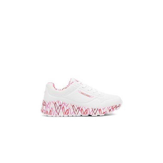 Skechers Sneakersy 314976L WRPK Biały ze sklepu MODIVO w kategorii Buty sportowe dziecięce - zdjęcie 171252903