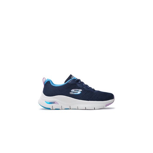 Skechers Sneakersy Infinity Cool 149722/NVMT Granatowy ze sklepu MODIVO w kategorii Buty sportowe damskie - zdjęcie 171252941