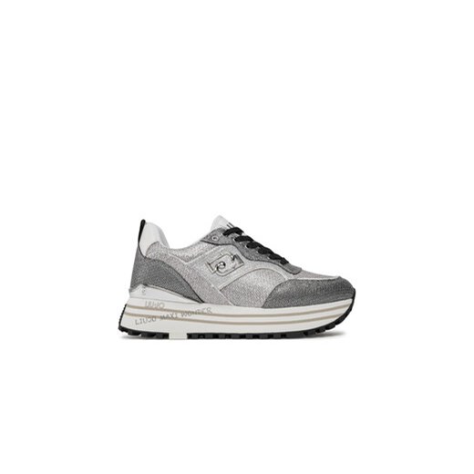 Liu Jo Sneakersy Maxi Wonder 73 BA4059 TX055 Srebrny ze sklepu MODIVO w kategorii Buty sportowe damskie - zdjęcie 171253073