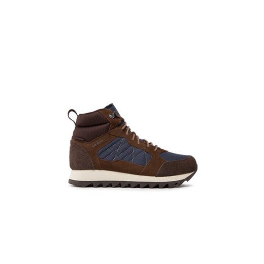 Merrell Buty Alpine Sneaker Mid Plr Wp 2 J004295 Brązowy ze sklepu MODIVO w kategorii Buty zimowe męskie - zdjęcie 171253373
