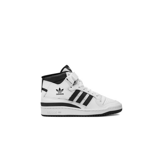 adidas Sneakersy Forum Mid IG3756 Biały ze sklepu MODIVO w kategorii Buty sportowe męskie - zdjęcie 171253384