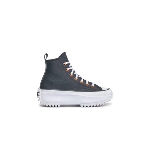 Converse Sneakersy Run Star Hike Platform Metallic & Leather A04183C Czarny ze sklepu MODIVO w kategorii Trampki damskie - zdjęcie 171253490