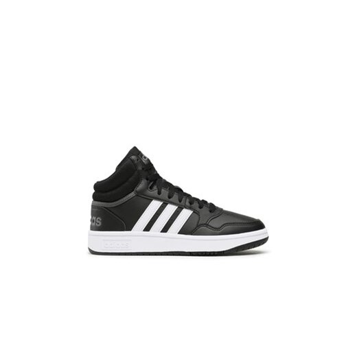 adidas Sneakersy Hoops 3.0 Mid Classic Vintage Shoes GW3020 Czarny ze sklepu MODIVO w kategorii Buty sportowe męskie - zdjęcie 171253562