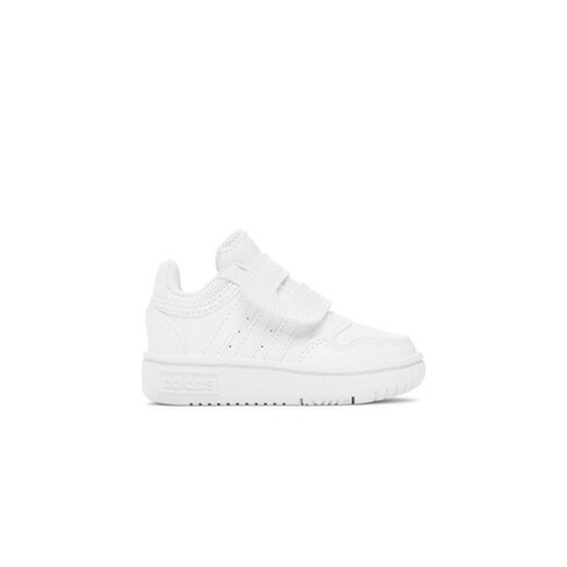 adidas Sneakersy Hoops GW0442 Biały ze sklepu MODIVO w kategorii Buty sportowe dziecięce - zdjęcie 171254011