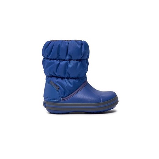 Crocs Śniegowce Winter Puff Boot Kids 14613 Granatowy ze sklepu MODIVO w kategorii Buty zimowe dziecięce - zdjęcie 171254330