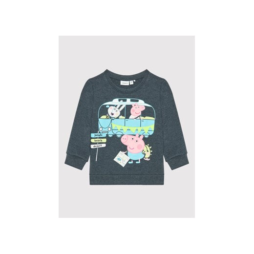 NAME IT Bluza PEPPA PIG 13201337 Granatowy Regular Fit Name It 110 wyprzedaż MODIVO