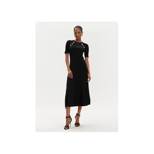 MICHAEL Michael Kors Sukienka dzianinowa MS480U033D Czarny Regular Fit ze sklepu MODIVO w kategorii Sukienki - zdjęcie 171255273