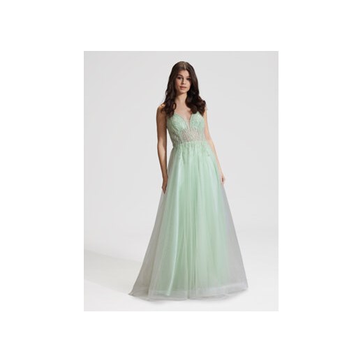 Hey Kyla Sukienka wieczorowa 5AG005HK Zielony Regular Fit ze sklepu MODIVO w kategorii Sukienki - zdjęcie 171255670