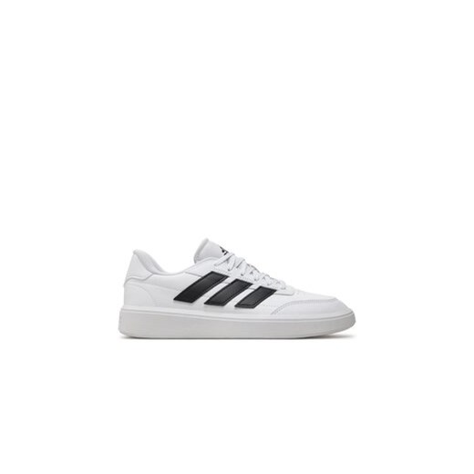 adidas Sneakersy Courtblock IF4033 Biały ze sklepu MODIVO w kategorii Buty sportowe męskie - zdjęcie 171255801