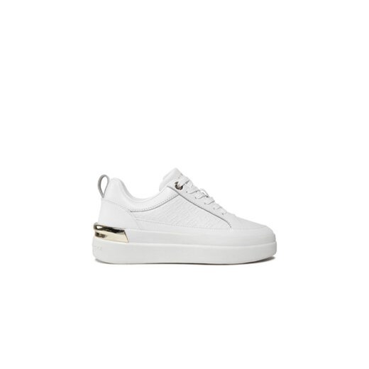 Tommy Hilfiger Sneakersy Lux Court Sneaker Monogram FW0FW07808 Biały ze sklepu MODIVO w kategorii Buty sportowe damskie - zdjęcie 171256090