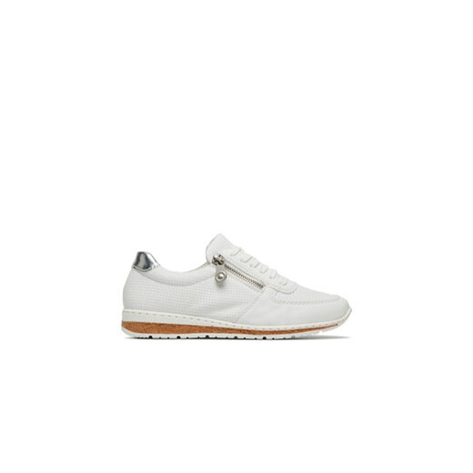 Rieker Sneakersy N5127-80 Biały ze sklepu MODIVO w kategorii Buty sportowe damskie - zdjęcie 171256112
