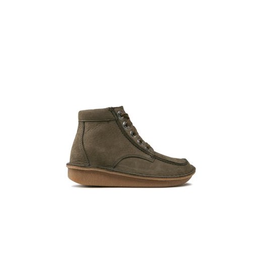 Clarks Botki Funny Cedar 261738864 Khaki ze sklepu MODIVO w kategorii Botki - zdjęcie 171256222