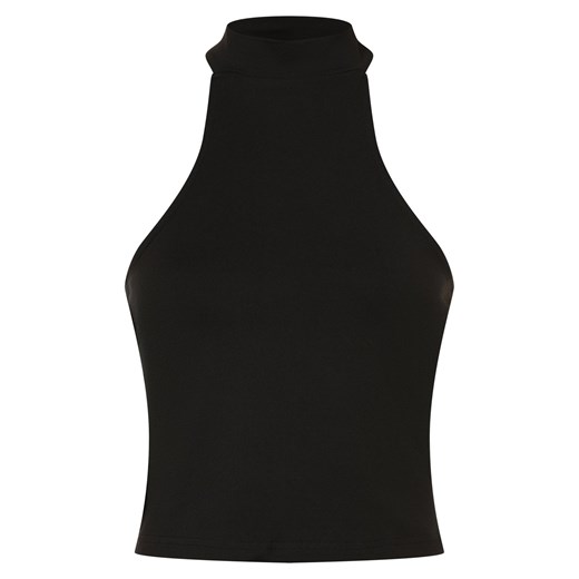 Aygill's Top damski Kobiety Sztuczne włókno czarny jednolity ze sklepu vangraaf w kategorii Bluzki damskie - zdjęcie 171256733