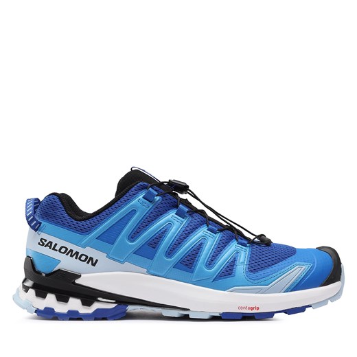 Sneakersy Salomon Xa Pro 3D V9 L47272100 Niebieski ze sklepu eobuwie.pl w kategorii Buty trekkingowe męskie - zdjęcie 171258431