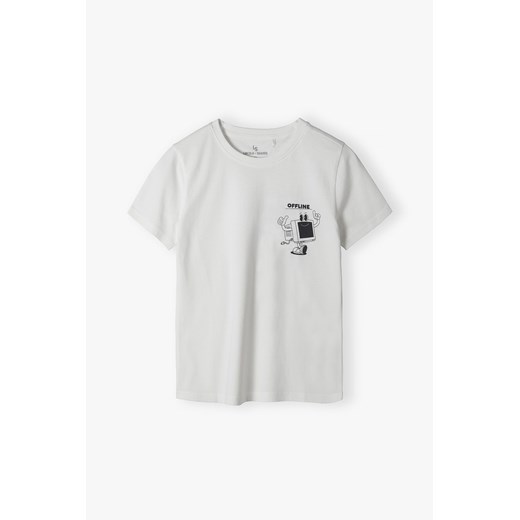T-shirt chłopięce Lincoln & Sharks By 5.10.15. w nadruki 
