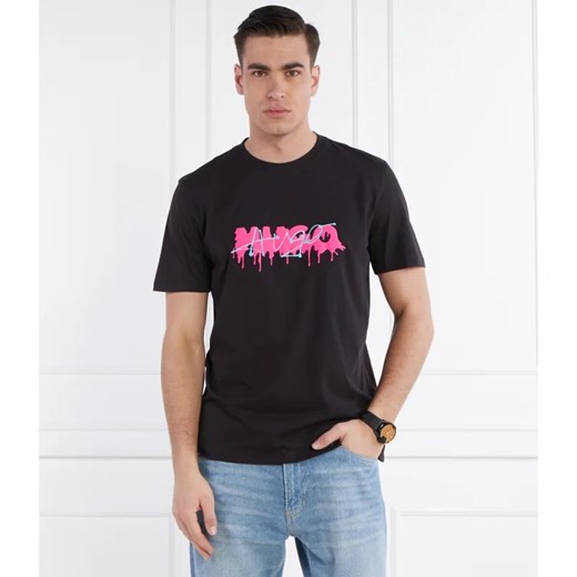 HUGO T-shirt Dacation | Regular Fit S wyprzedaż Gomez Fashion Store