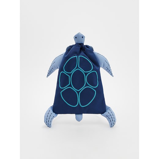 Reserved - Plecak worek żółw - niebieski ze sklepu Reserved w kategorii Plecaki dla dzieci - zdjęcie 171261410