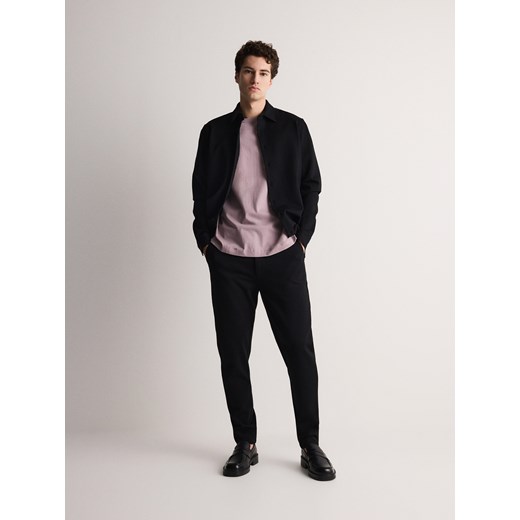 Reserved - Spodnie chino slim - czarny ze sklepu Reserved w kategorii Spodnie męskie - zdjęcie 171261630
