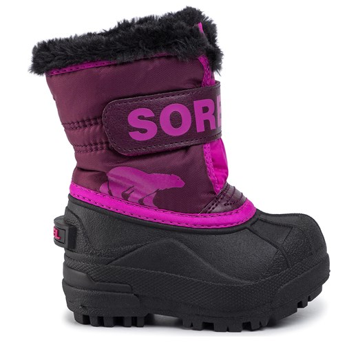 Śniegowce Sorel Toddler Snow Commander NV1960 Purple Dahlia/Groovy Pink 562 Sorel 23 eobuwie.pl