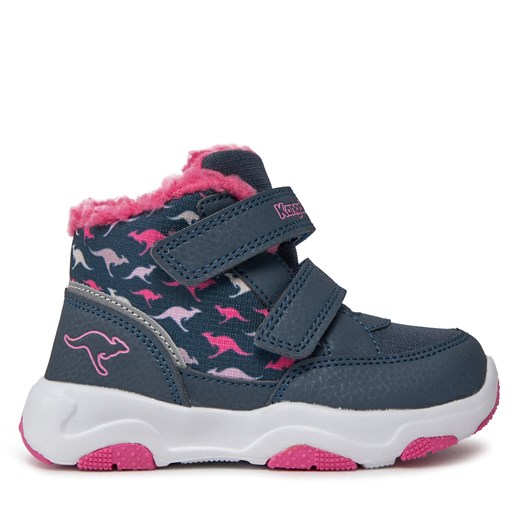 Trzewiki KangaRoos KS-Goku V 02220-000-4204 Dk Navy/Daisy Pink Kangaroos 26 promocja eobuwie.pl