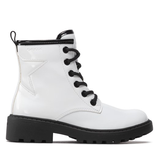 Trapery Geox J Casey G. G J9420G 000HH C0404 S White/Black ze sklepu eobuwie.pl w kategorii Buty zimowe dziecięce - zdjęcie 171264853