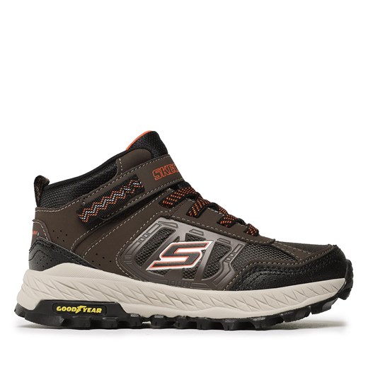 Sneakersy Skechers Trekor 403712L/CHBK Brązowy ze sklepu eobuwie.pl w kategorii Buty zimowe dziecięce - zdjęcie 171265383