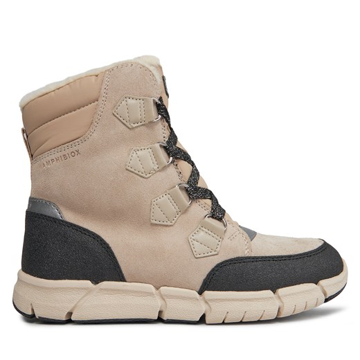 Śniegowce Geox J Flexyper Girl B Ab J16APA 022FU C5000 D Beige Geox 38 okazja eobuwie.pl