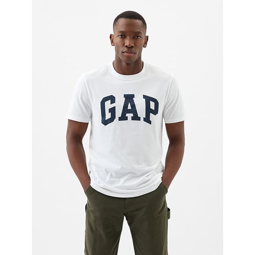 GAP Koszulka w kolorze białym ze sklepu Limango Polska w kategorii T-shirty męskie - zdjęcie 171269180