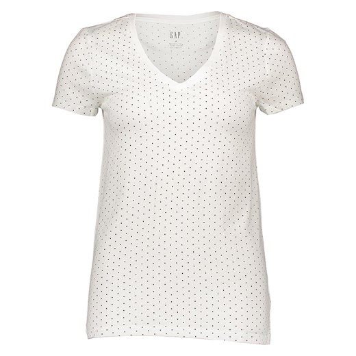GAP Koszulka w kolorze białym ze sklepu Limango Polska w kategorii Bluzki damskie - zdjęcie 171269273