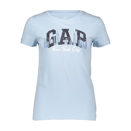 GAP Koszulka w kolorze błękitnym ze sklepu Limango Polska w kategorii Bluzki damskie - zdjęcie 171269281