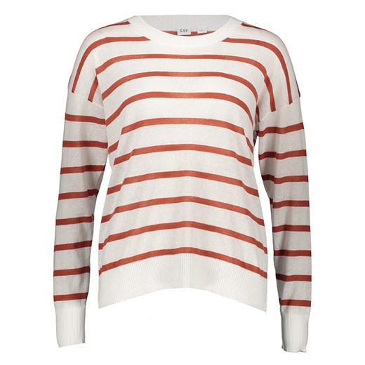 GAP Sweter w kolorze biało-czerwonym ze sklepu Limango Polska w kategorii Swetry damskie - zdjęcie 171269301