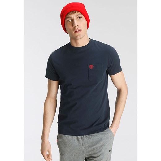 Timberland Koszulka &quot;Dunstan&quot; w kolorze granatowym ze sklepu Limango Polska w kategorii T-shirty męskie - zdjęcie 171269714