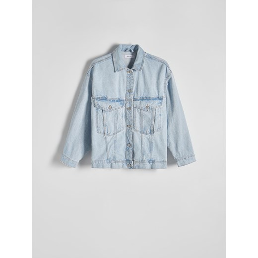 Reserved - Kurtka jeansowa - niebieski Reserved S Reserved