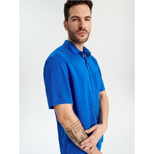 Sinsay - Koszula relaxed - niebieski ze sklepu Sinsay w kategorii Koszule męskie - zdjęcie 171270224